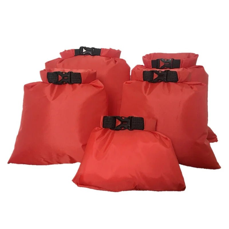 Waterdichte opbergzakken set – 5 stuks 5L drybags voor kamperen, kajakken & outdoor avonturen - Bivakshop
