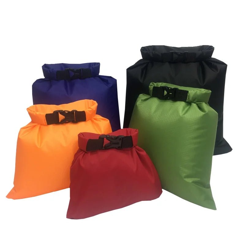 Waterdichte opbergzakken set – 5 stuks 5L drybags voor kamperen, kajakken & outdoor avonturen - Bivakshop