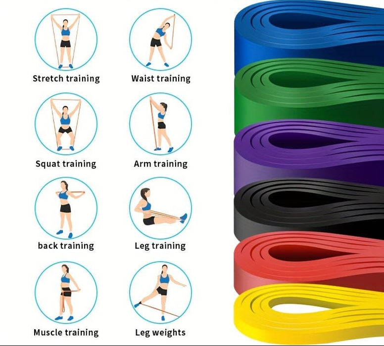 Weerstandsbanden set – Krachttraining & stretching – Voor thuis - Bivakshop