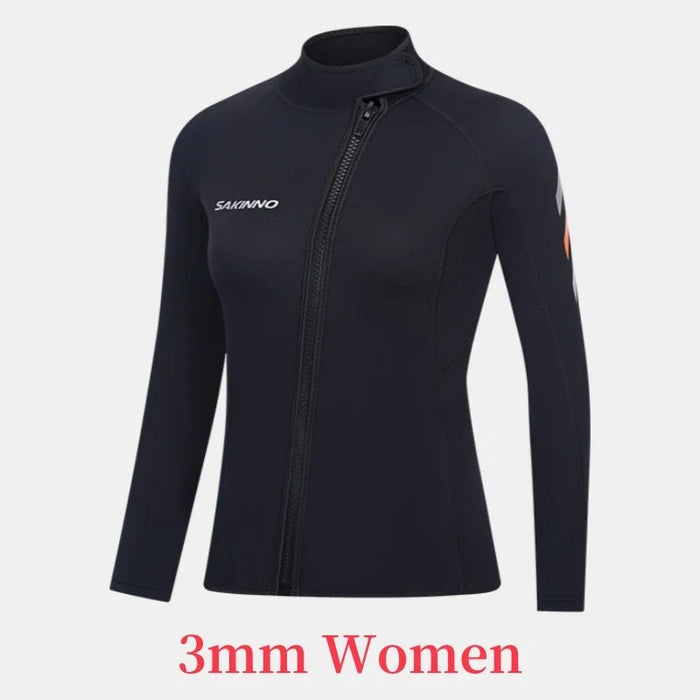 Wetsuit neopreen 2/3 mm – lange mouwen – duik - en snorkelpak - Bivakshop