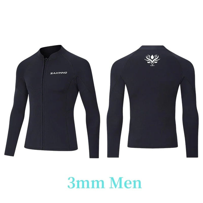 Wetsuit neopreen 2/3 mm – lange mouwen – duik - en snorkelpak - Bivakshop