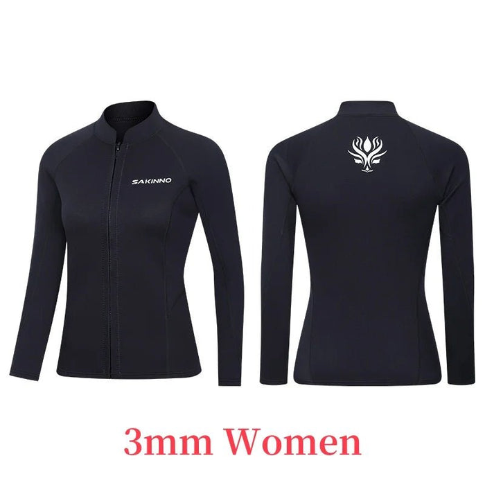 Wetsuit neopreen 2/3 mm – lange mouwen – duik - en snorkelpak - Bivakshop