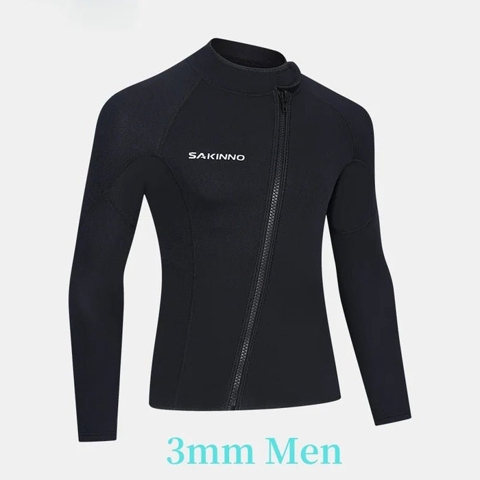 Wetsuit neopreen 2/3 mm – lange mouwen – duik - en snorkelpak - Bivakshop