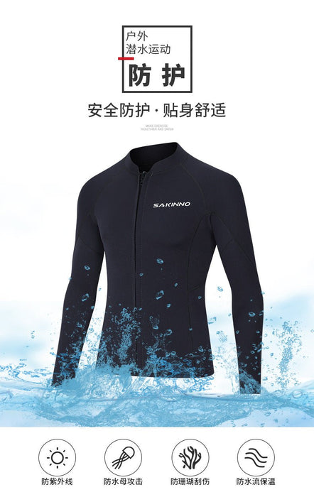 Wetsuit neopreen 2/3 mm – lange mouwen – duik - en snorkelpak - Bivakshop