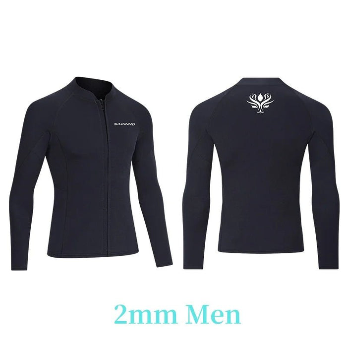 Wetsuit neopreen 2/3 mm – lange mouwen – duik - en snorkelpak - Bivakshop