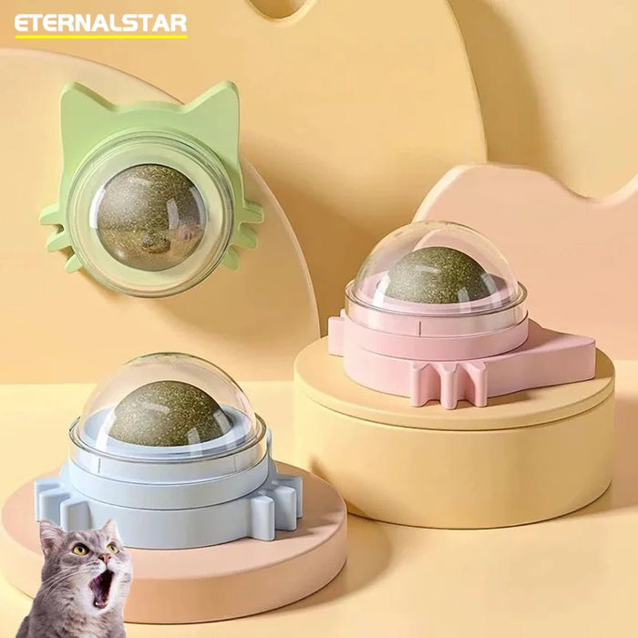 Zelfklevende kattenkruidballen - Grappig en likbaar kattenspeelgoed - Geschikt voor kleine en middelgrote katten - Bivakshop