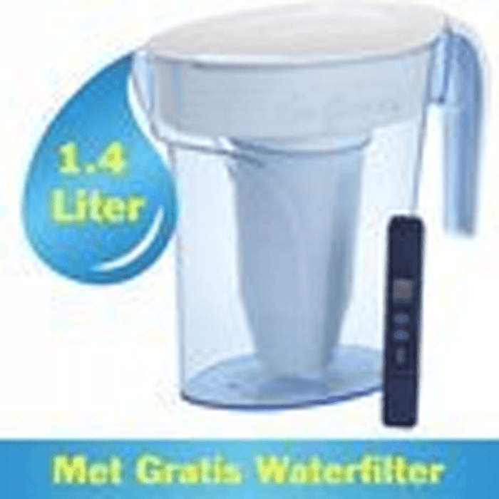 ZeroWater - waterkan - met TDS meter - 1,4L tot 18,9L - Bivakshop