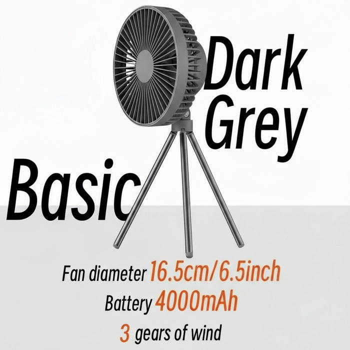 oplaadbare camping ventilator led powerbank