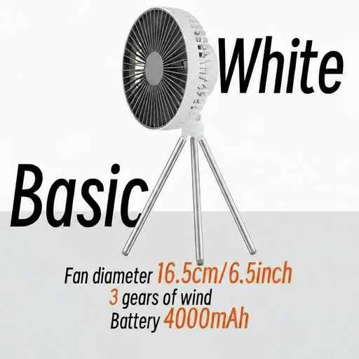 oplaadbare camping ventilator led powerbank