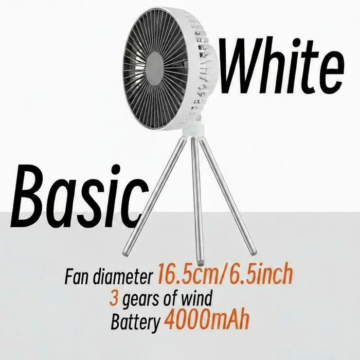 oplaadbare camping ventilator led powerbank