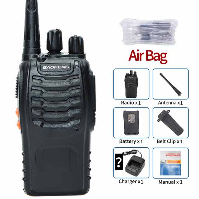 2 Stuks Baofeng BF-888S Walkie Talkie - Lange afstand twee radio's - Bivakshop
