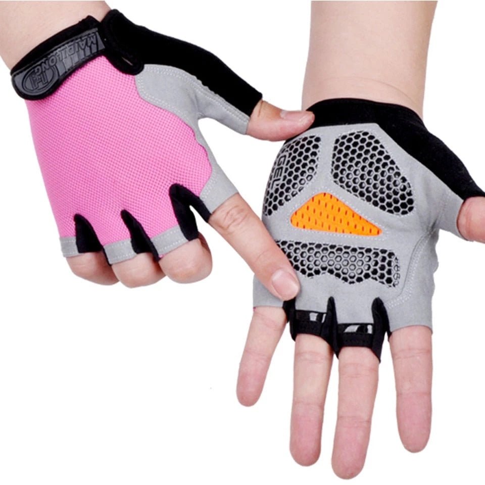 Antislip fietshandschoenen - Anti zweet - Halve vinger handschoenen - Unisex - Bivakshop