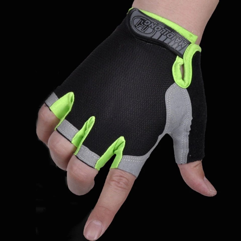 Antislip fietshandschoenen - Anti zweet - Halve vinger handschoenen - Unisex - Bivakshop