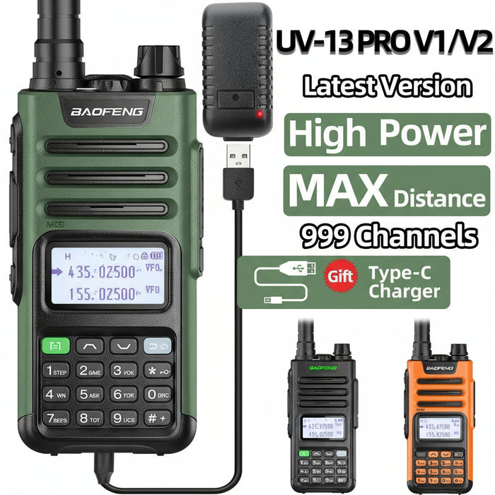 Baofeng UV-13 Pro walkie talkie waterbestendig