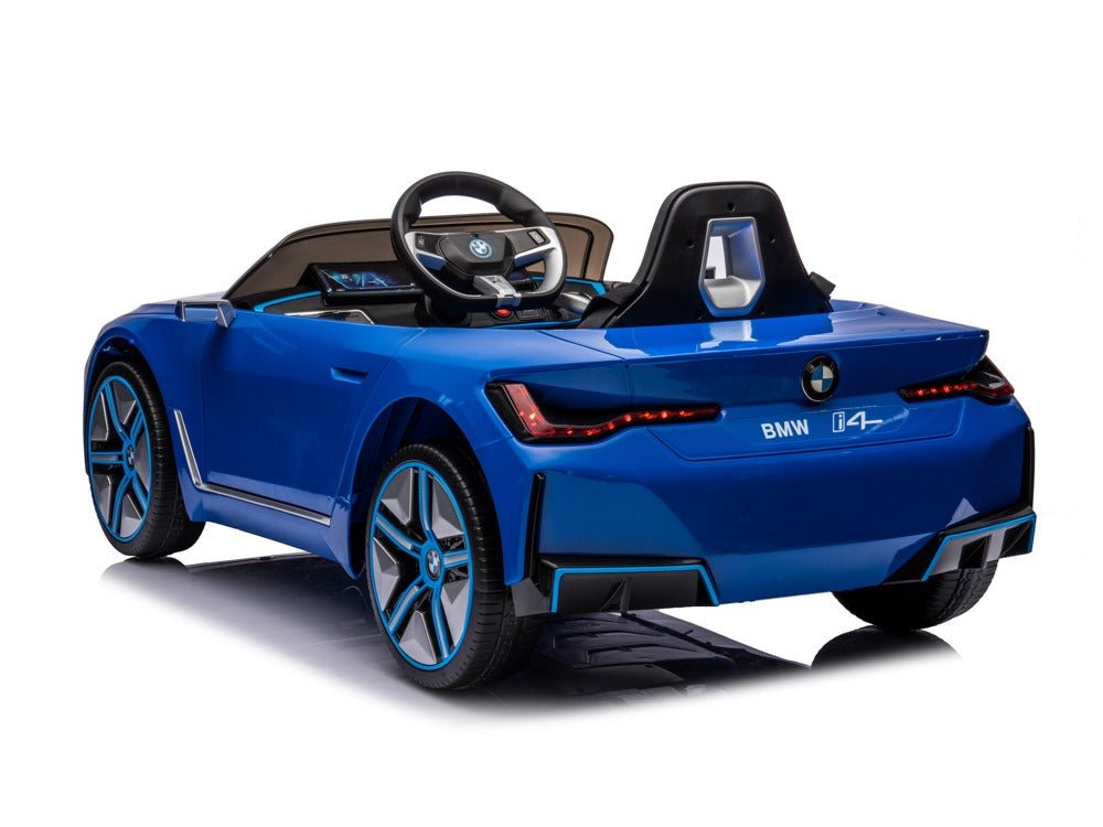 Bmw I4 - Elektrische kinderauto - Blauw - Bivakshop