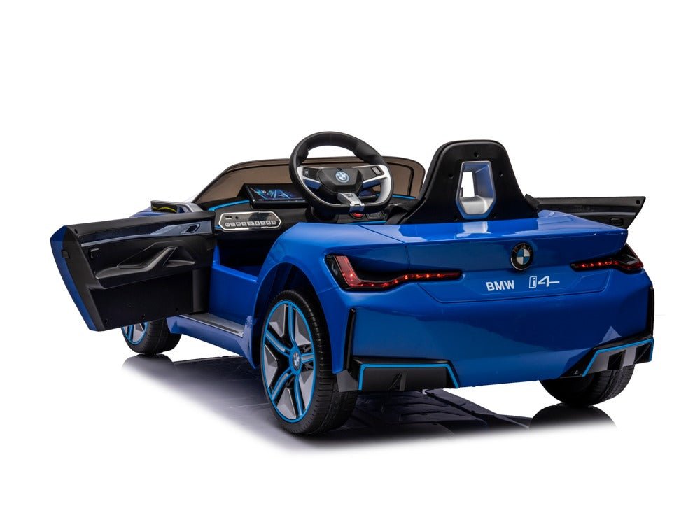 Bmw I4 - Elektrische kinderauto - Blauw - Bivakshop