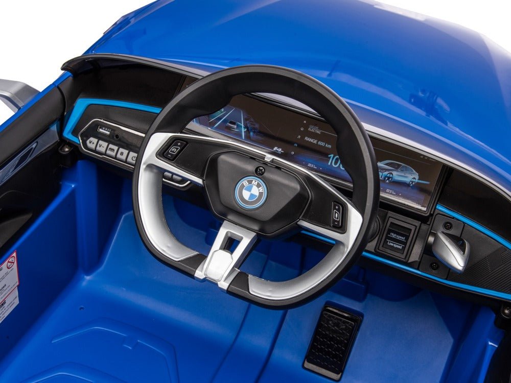 Bmw I4 - Elektrische kinderauto - Blauw - Bivakshop