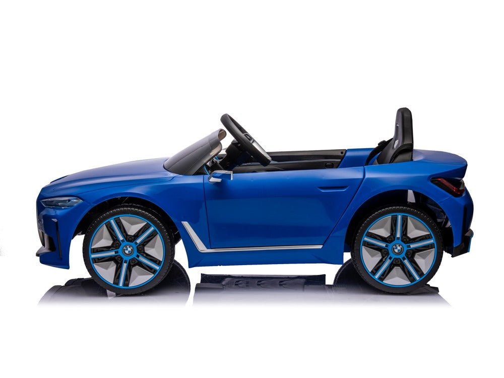 Bmw I4 - Elektrische kinderauto - Blauw - Bivakshop