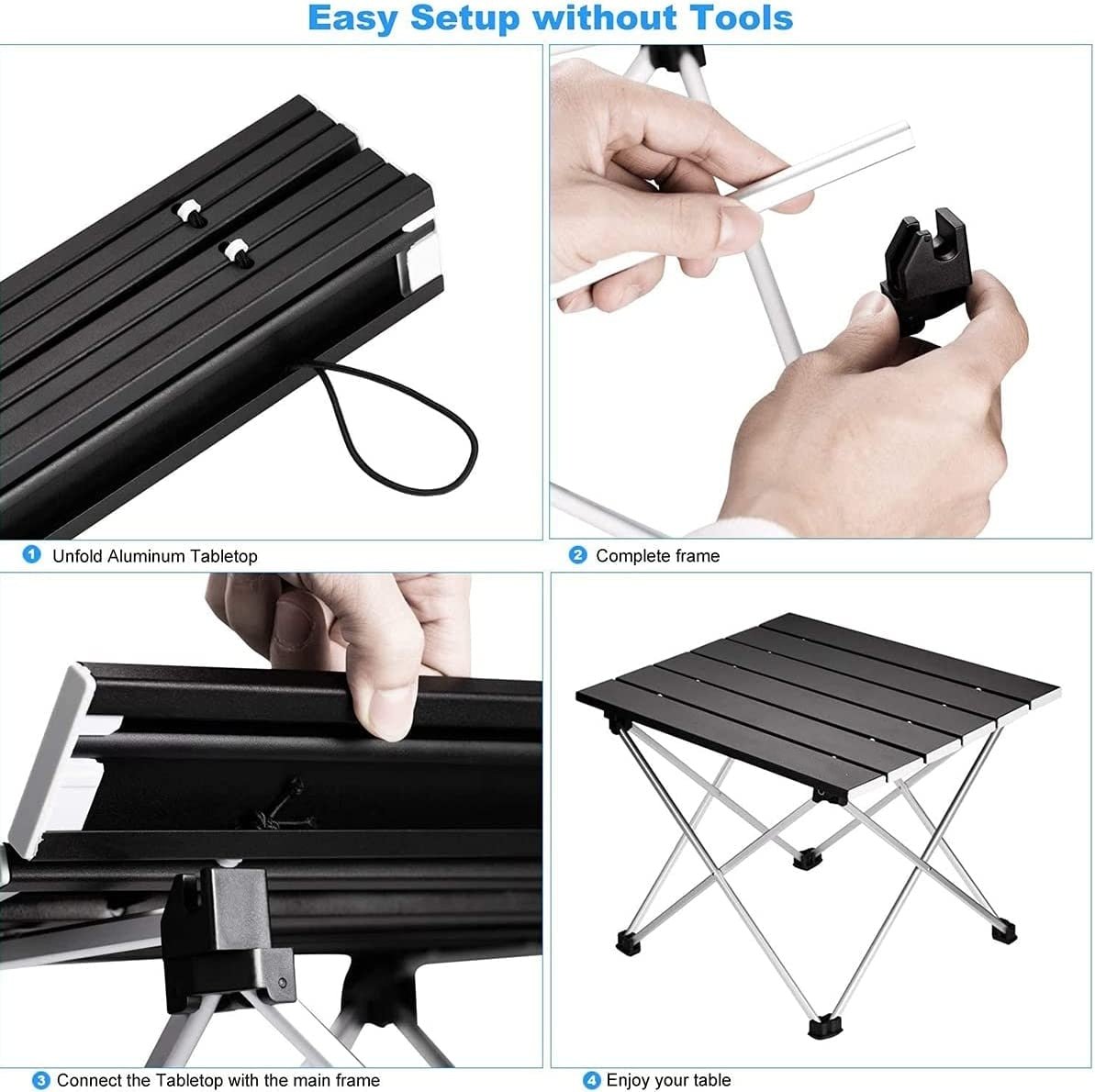 Camping tafel Pliante Ultralicht- Compact en stijlvol - Bivakshop