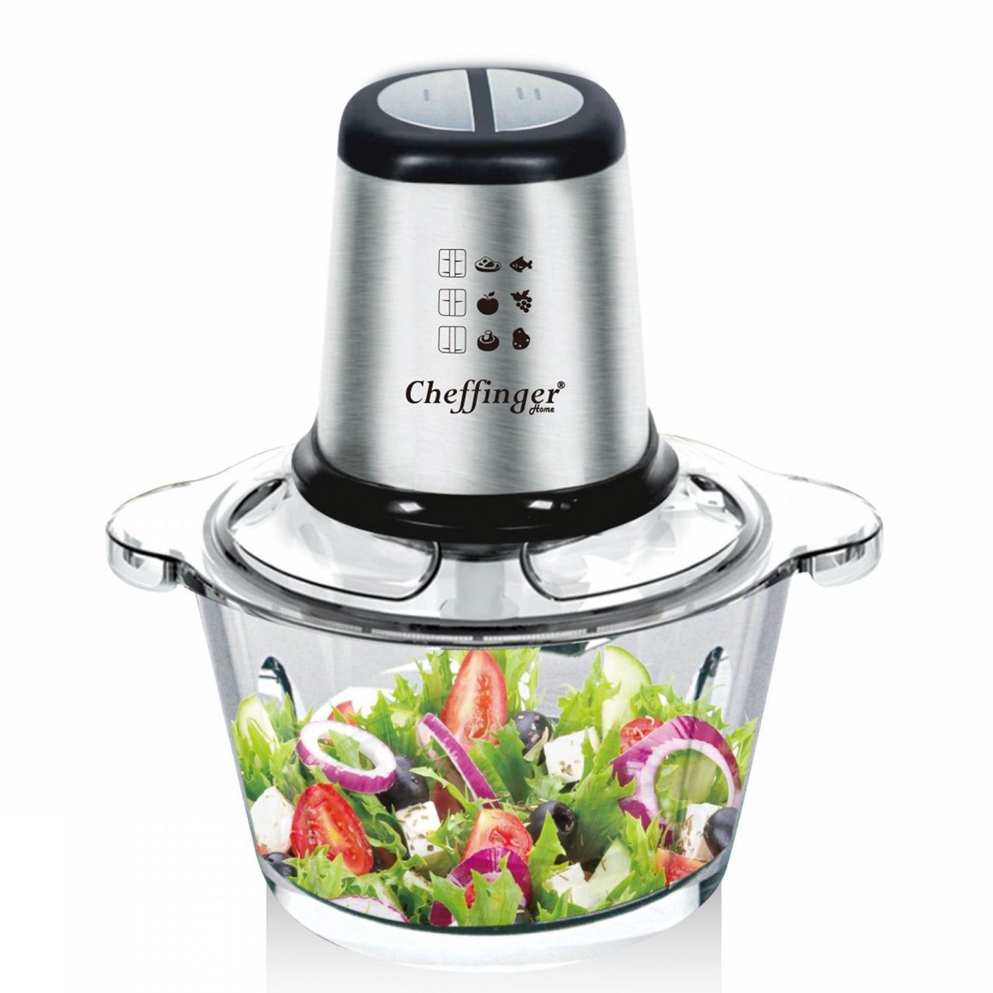Cheffinger CF-FP500: 2L keukenmachine - 500W - Bivakshop