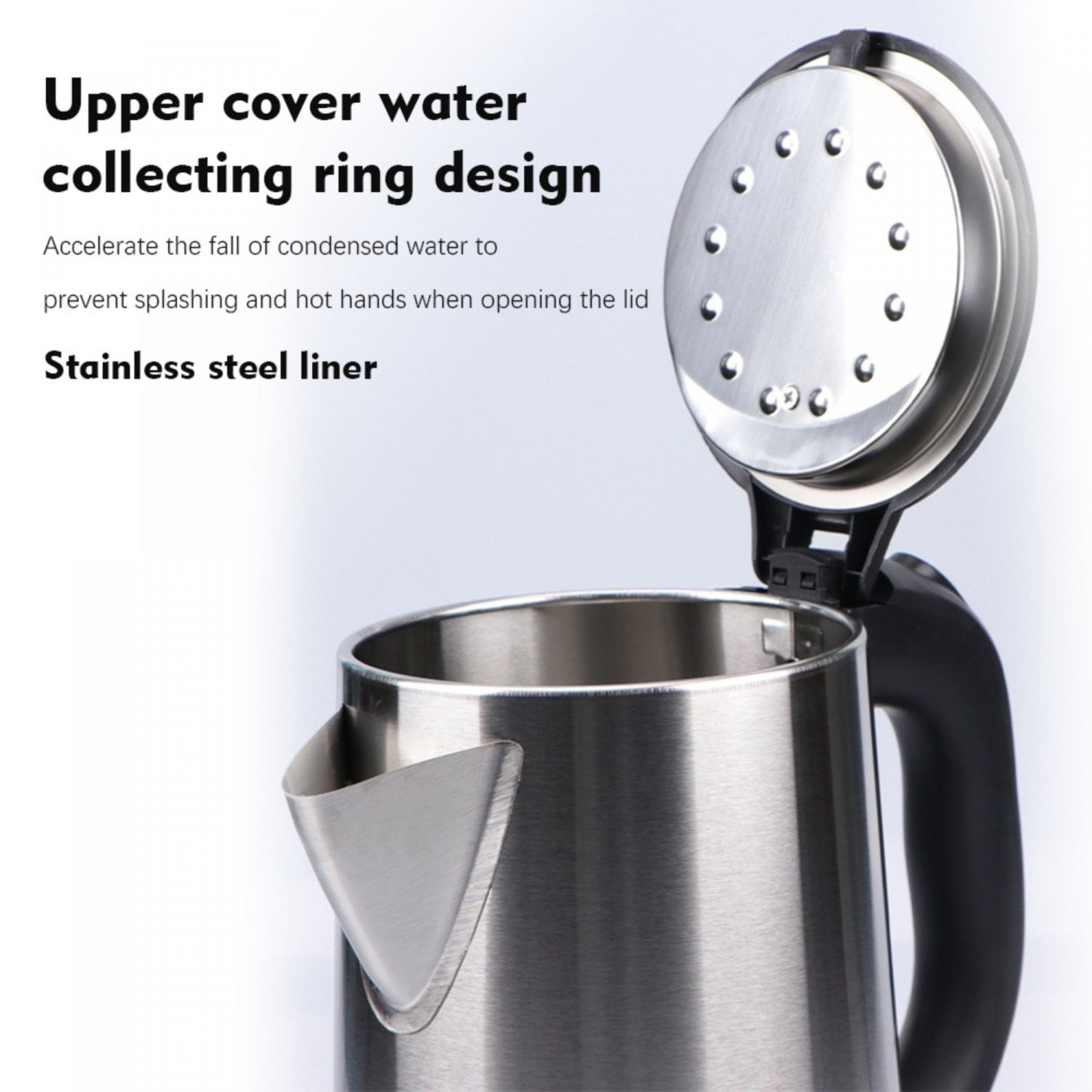 Cheffinger CF-SSK20: 2,3 L Elektrische Waterkoker - 2000W - Bivakshop