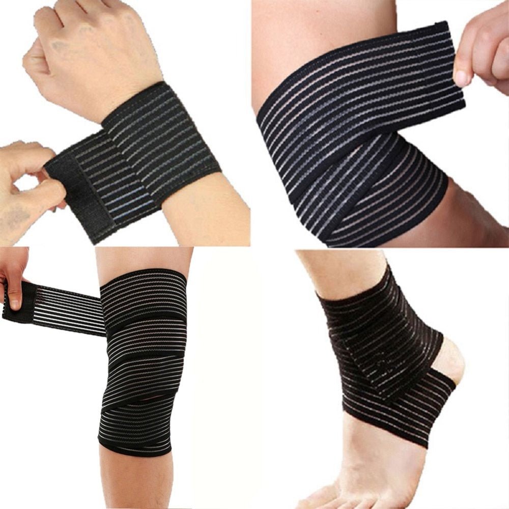 Compressie knie pad & elleboog tape - Sportbandage voor bescherming en ondersteuning - Bivakshop