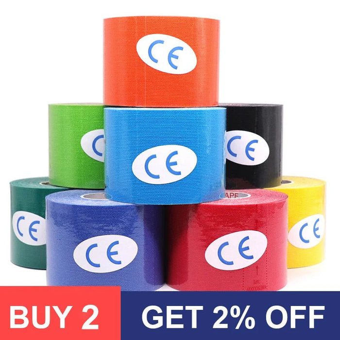 COYOCO kinesiologie tape - 5 maten elastische sport verbanden - Bivakshop