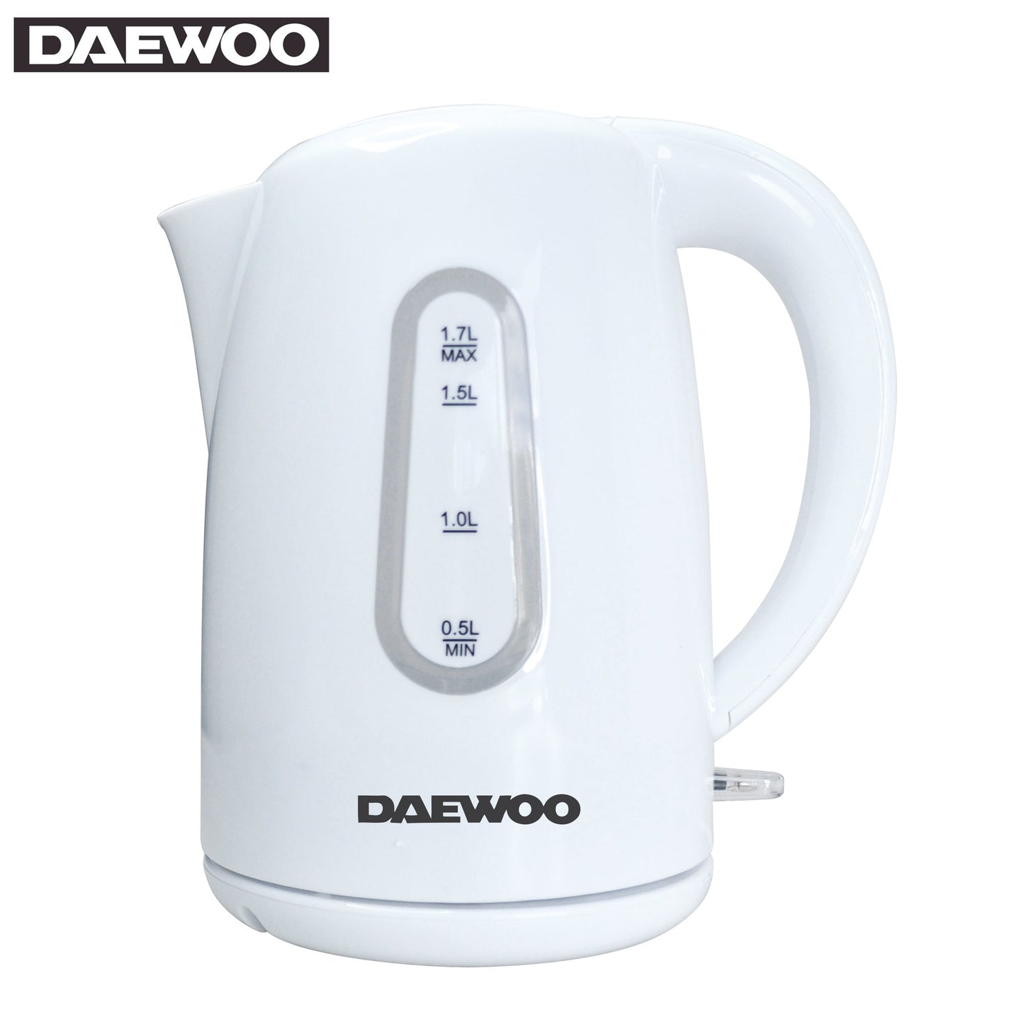 Daewoo SYM-1342: BPA-vrije plastic draadloze waterkoker - 1,7 liter - Bivakshop