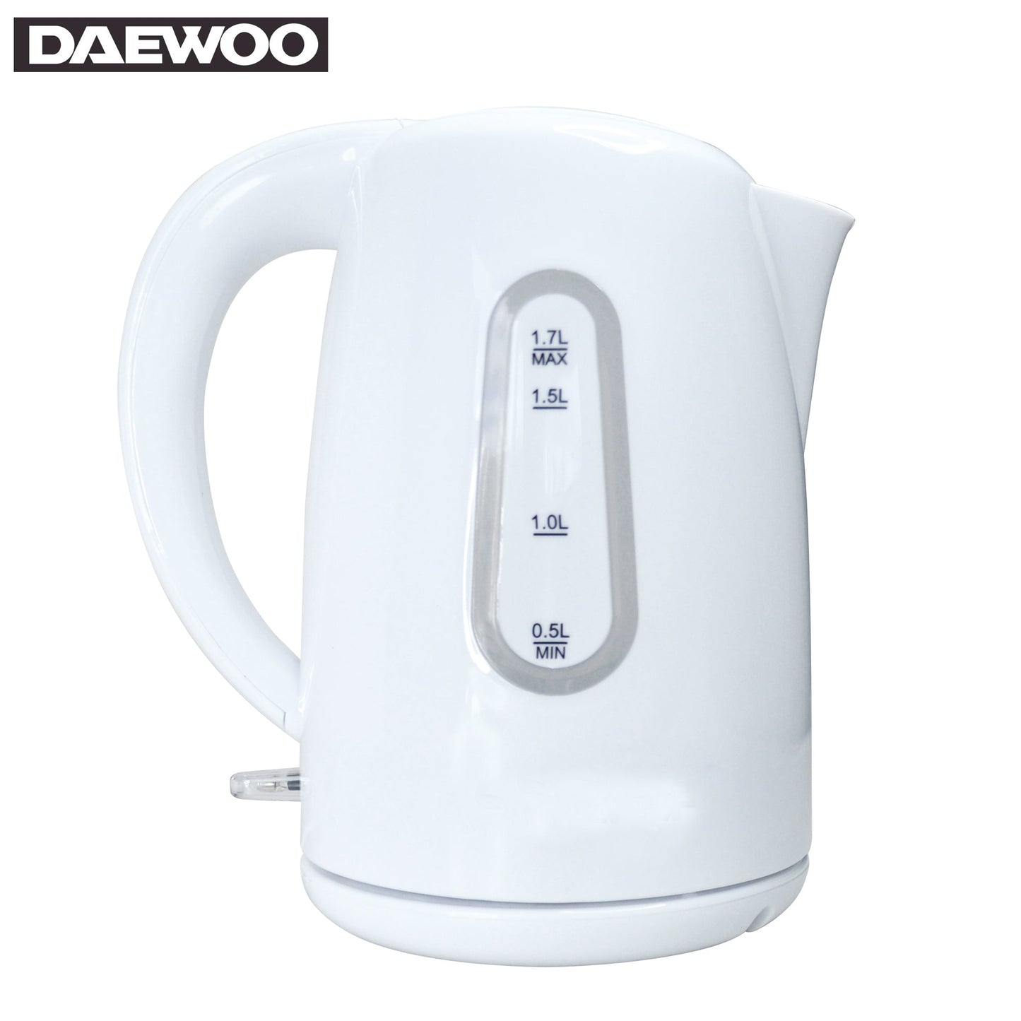 Daewoo SYM-1342: BPA-vrije plastic draadloze waterkoker - 1,7 liter - Bivakshop