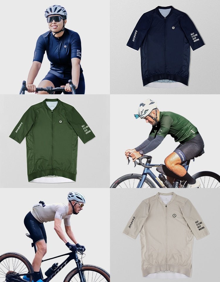Darevie Cycling Jersey Slim Fit SPF 50 - Heren & Dames Wielertrui 2023 - Bivakshop