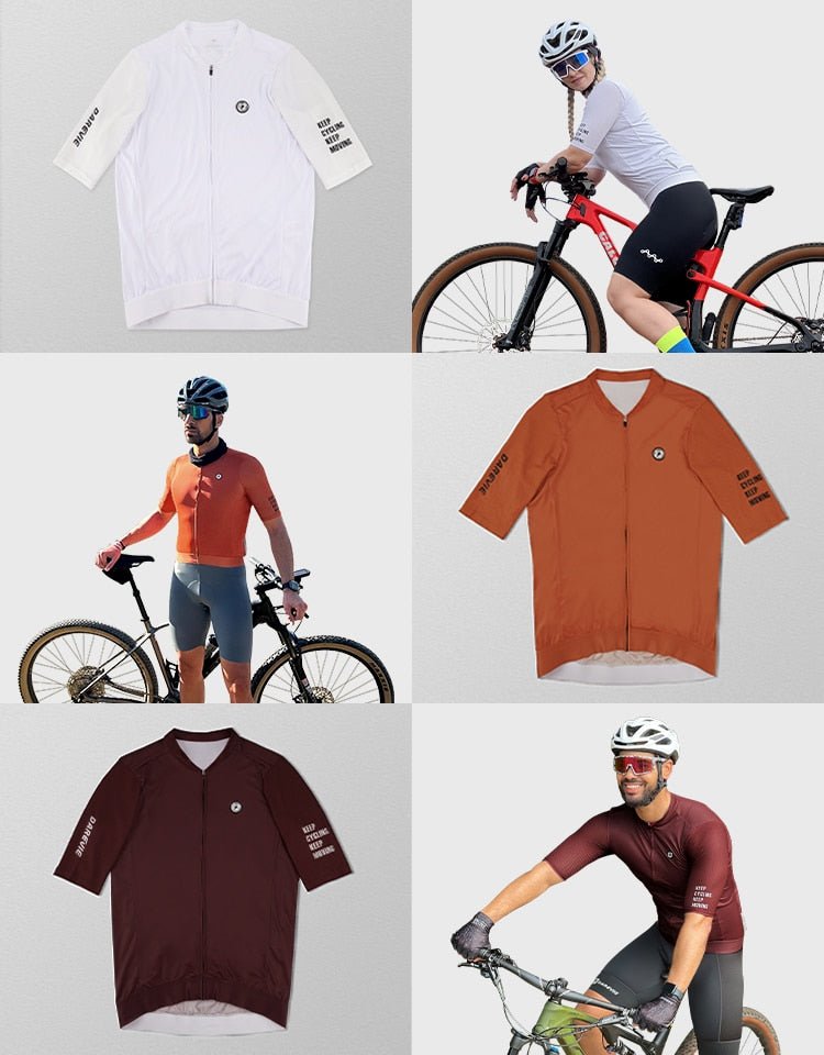 Darevie Cycling Jersey Slim Fit SPF 50 - Heren & Dames Wielertrui 2023 - Bivakshop