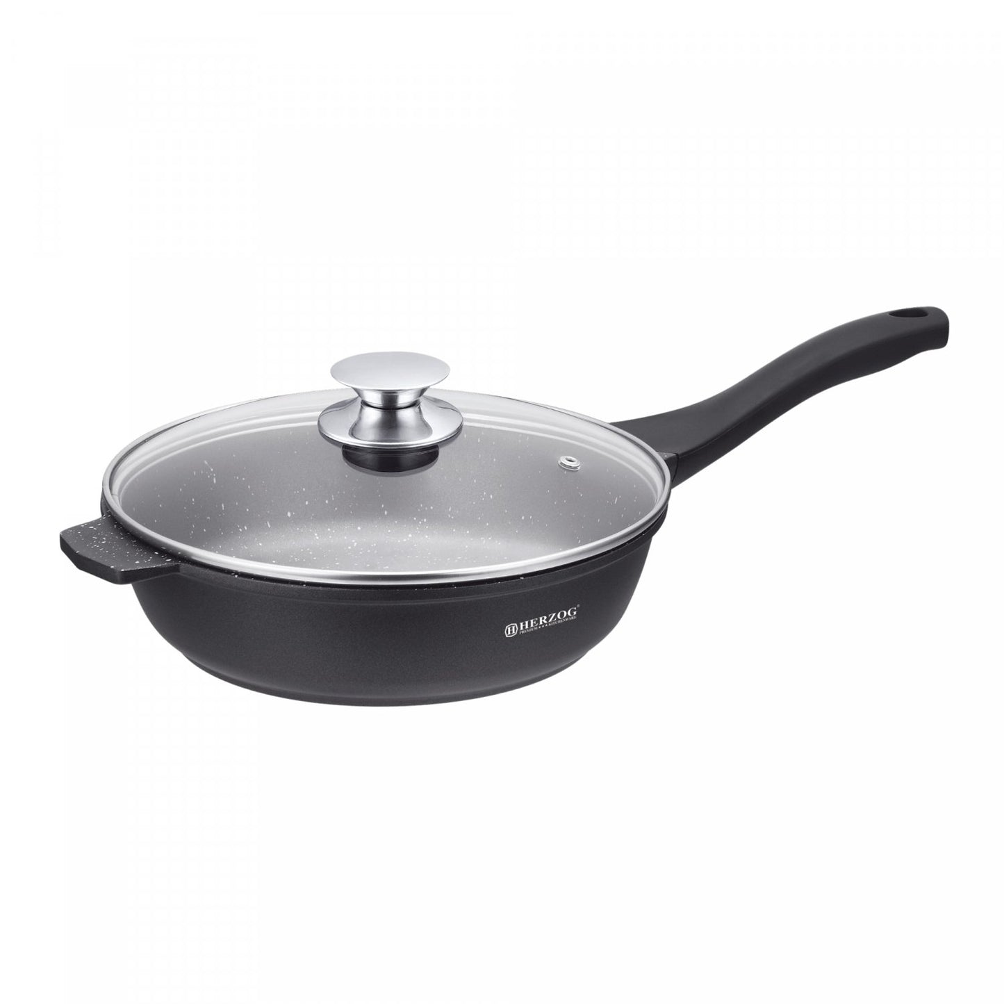 Diepe Droogpan - Herzog - 28cm - PFOA vrij - RVS - Bivakshop