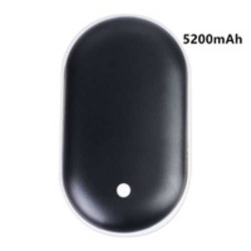 Elektrische USB handwarmer met 4000 mAh powerbank - Dubbelzijdige verwarming - Bivakshop