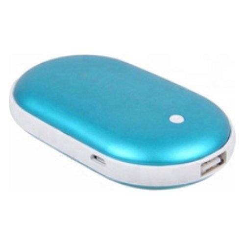 Elektrische USB handwarmer met 4000 mAh powerbank - Dubbelzijdige verwarming - Bivakshop