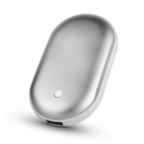 Elektrische USB handwarmer met 4000 mAh powerbank - Dubbelzijdige verwarming - Bivakshop