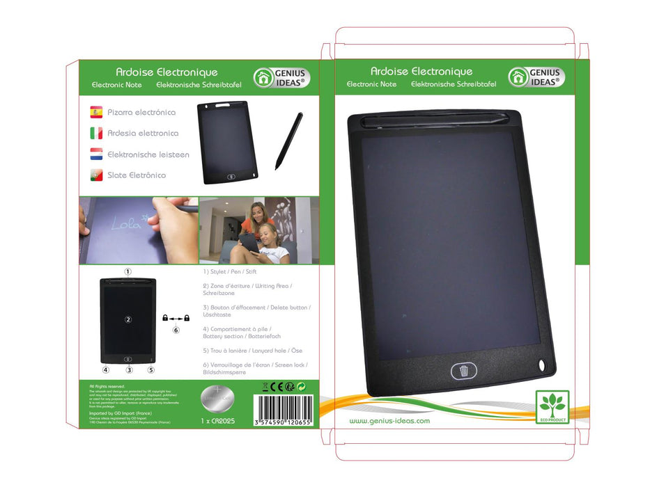 Genius Ideas Elektronisch Schrijfbord - Bivakshop