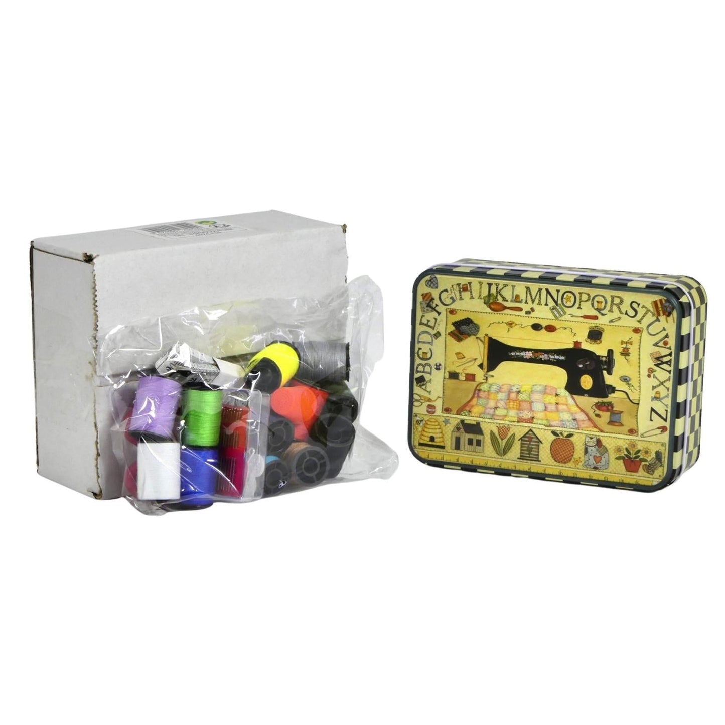 Genius Ideas Naaiset met metalen doos - Bivakshop
