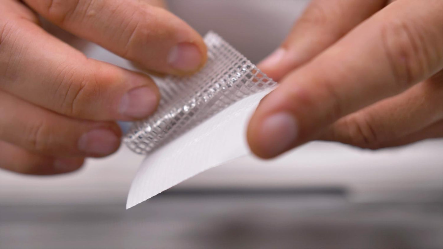 Genius Ideas Zwarte Klamboe Reparatie Tape - Bivakshop