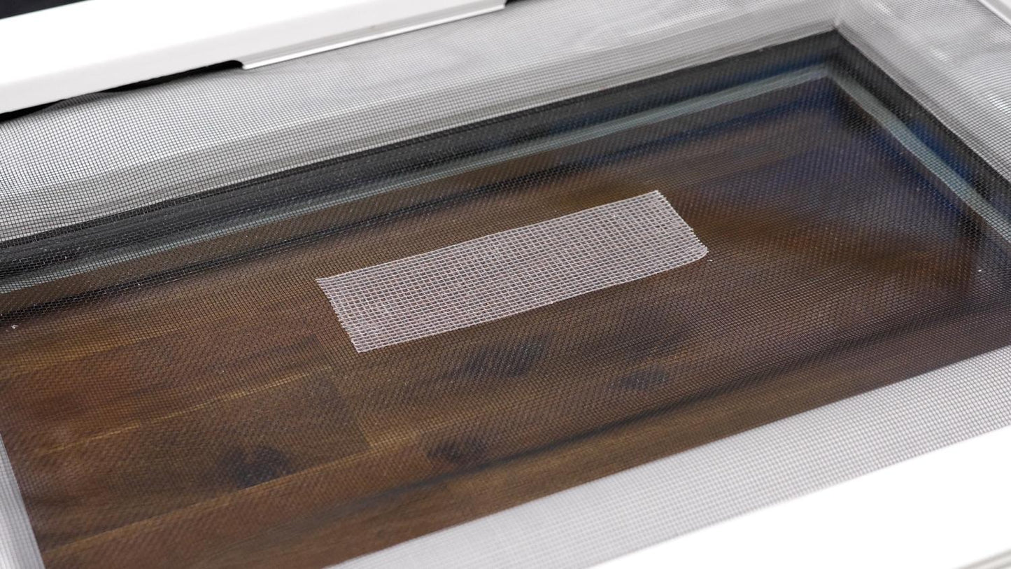 Genius Ideas Zwarte Klamboe Reparatie Tape - Bivakshop