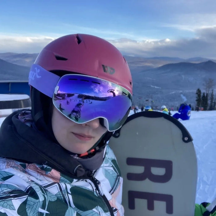 GOG-201 pro skibril - Dubbele lagen, UV400 anti-fog, Groot formaat, Sneeuwbril voor skiën en snowboarden - Bivakshop