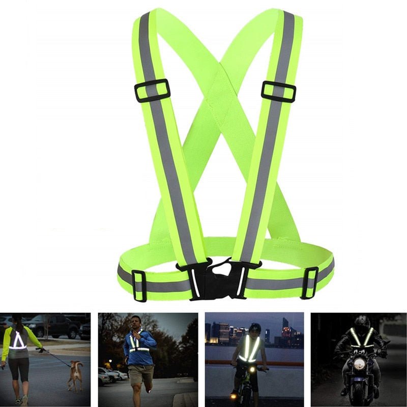 Hardloopvest met verlichting - Reflecterend - Veiligheidsvest - Bivakshop