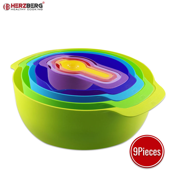 Herzberg 9-in-1 kom- en maatbekerset - Bivakshop