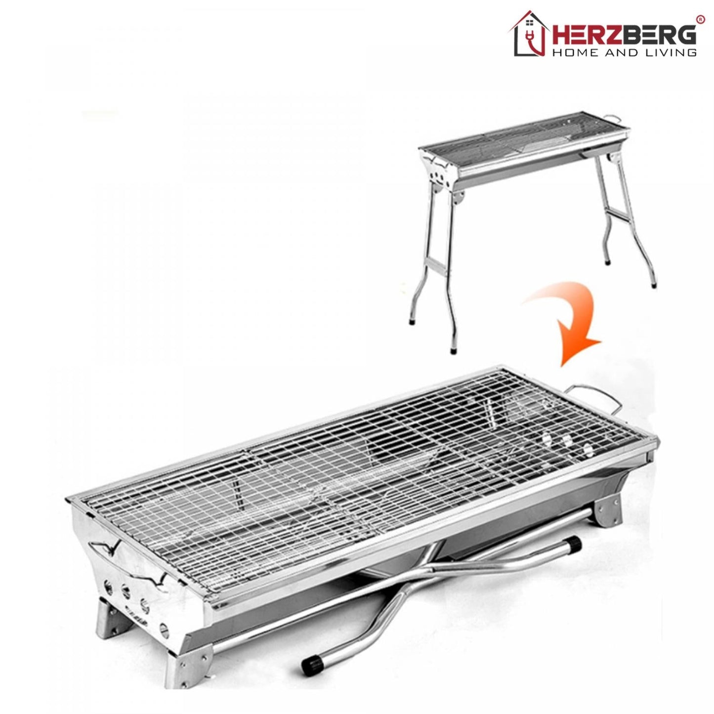 Herzberg barbecuegrill met tas - Bivakshop