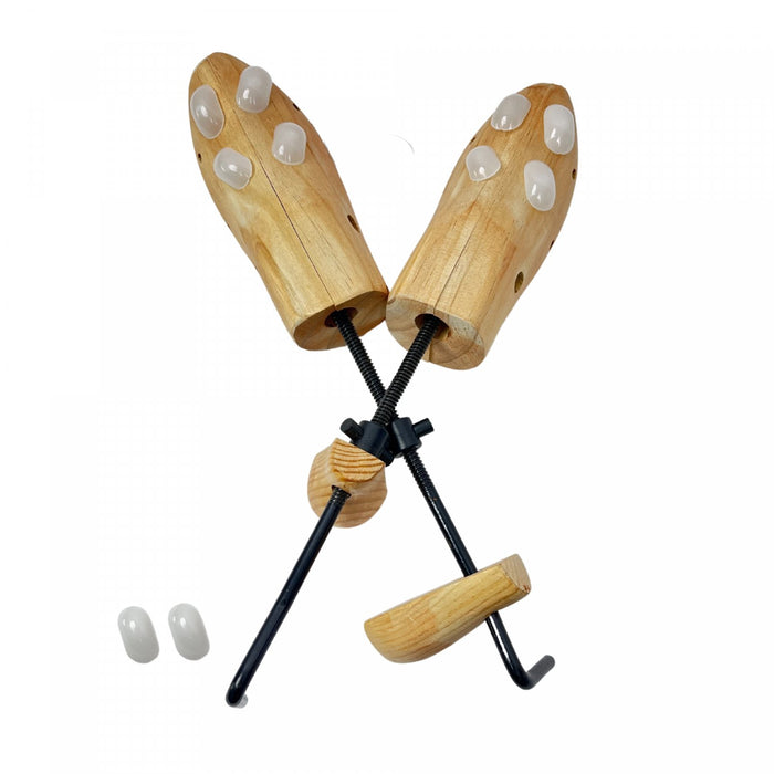 Herzberg HG-03770: 2-Way houten verstelbare schoenspanner & vergroter - Dames - Bivakshop