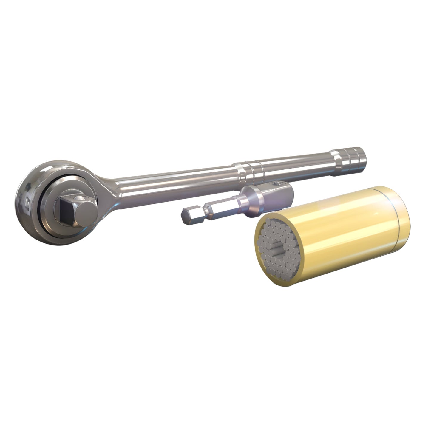 Herzberg HG-5031: 3-delige universele dopsleutel - Bivakshop