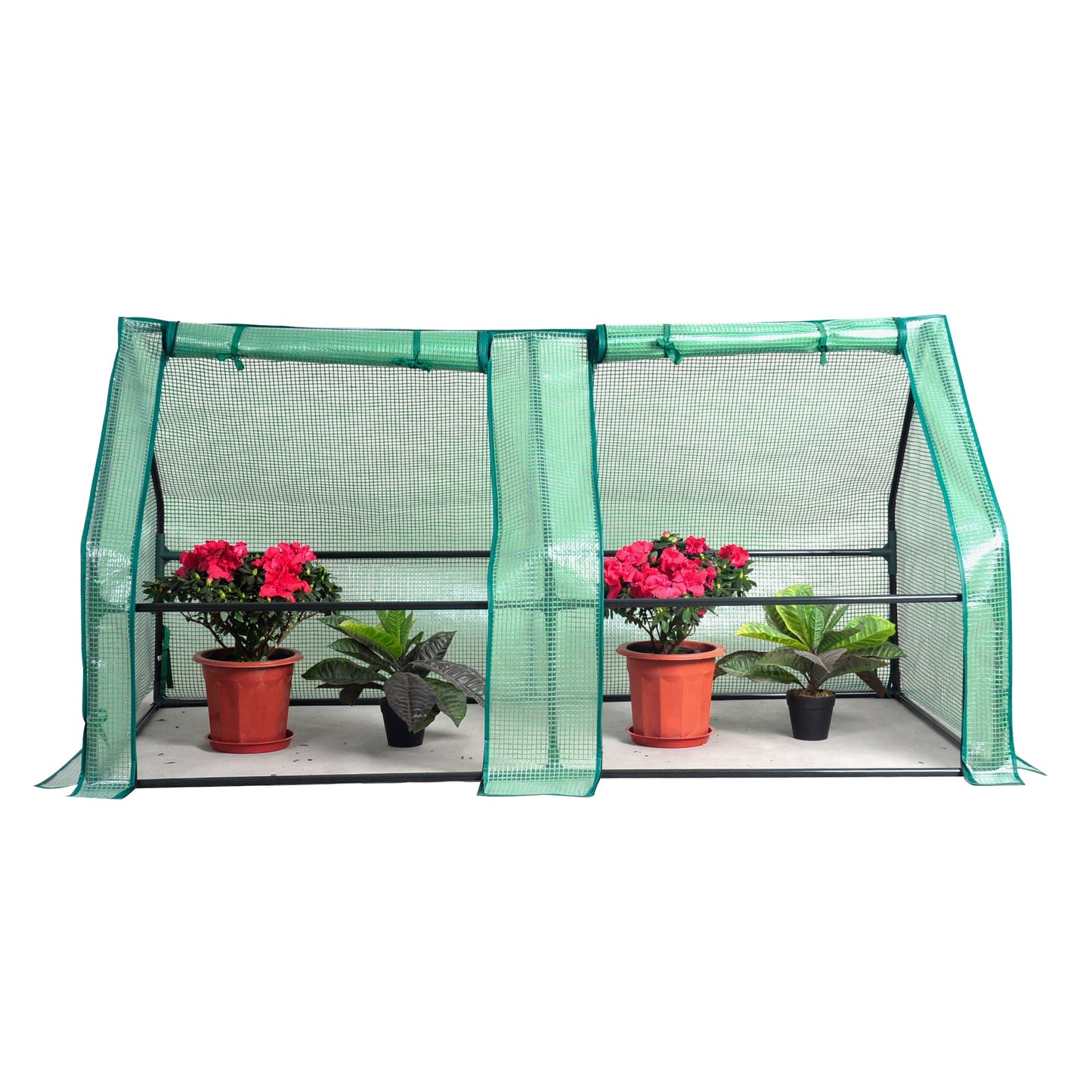 Herzberg HG-8003; Tunnel broeikas - Greenhouse - Bivakshop