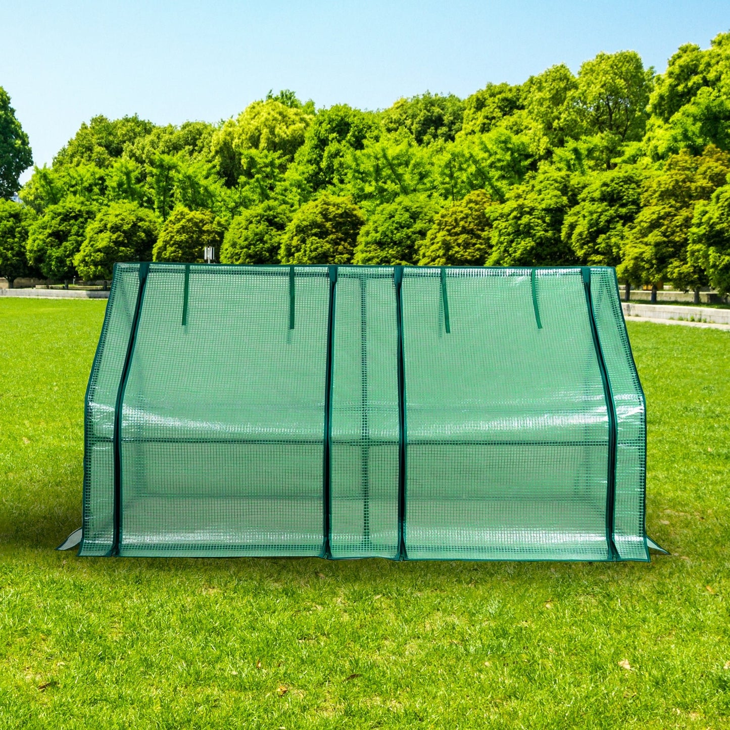 Herzberg HG-8003; Tunnel broeikas - Greenhouse - Bivakshop