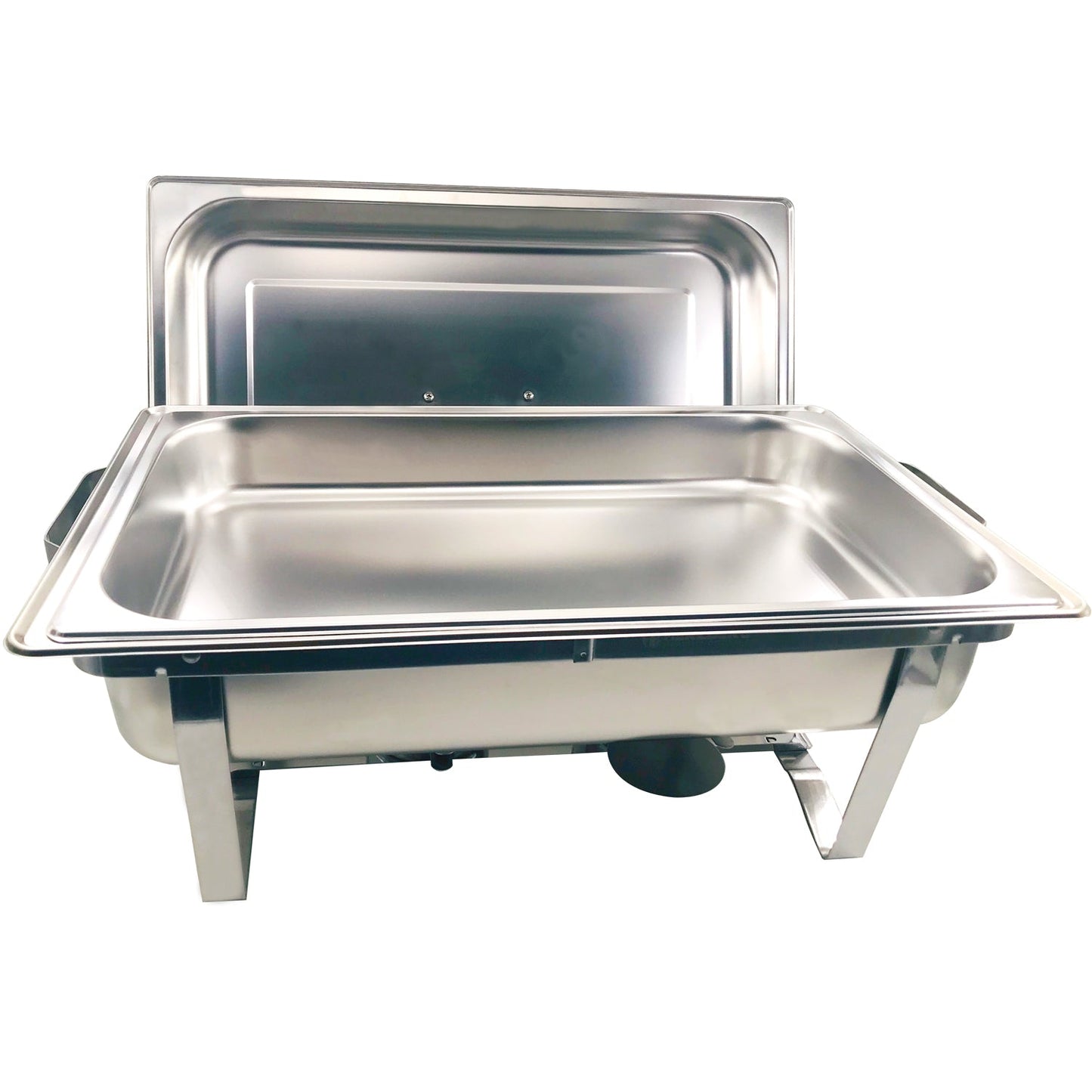 Herzberg HG-8022-1: 9 Kwarts Roestvrijstalen Chafing Dish - 1 Container - Roucheax - Bivakshop
