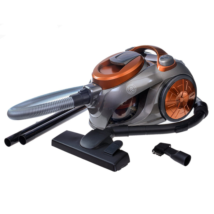 Herzberg HG-8046COP: Stofzuiger zonder zak met meerdere cyclonen - Bivakshop