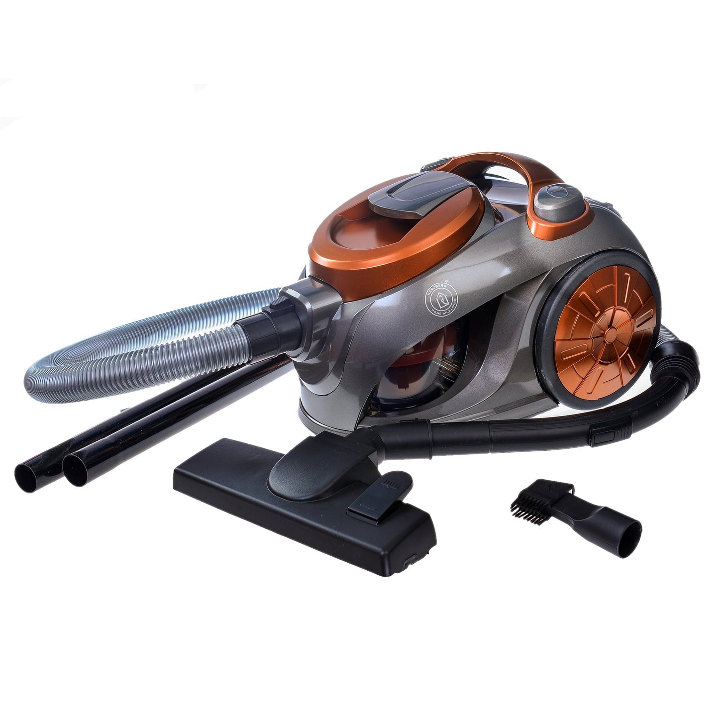 Herzberg HG-8046COP: Stofzuiger zonder zak met meerdere cyclonen - Bivakshop